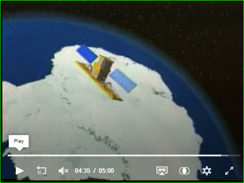 From the narrated tour of Antarctica - showing the satellite RADARSAT